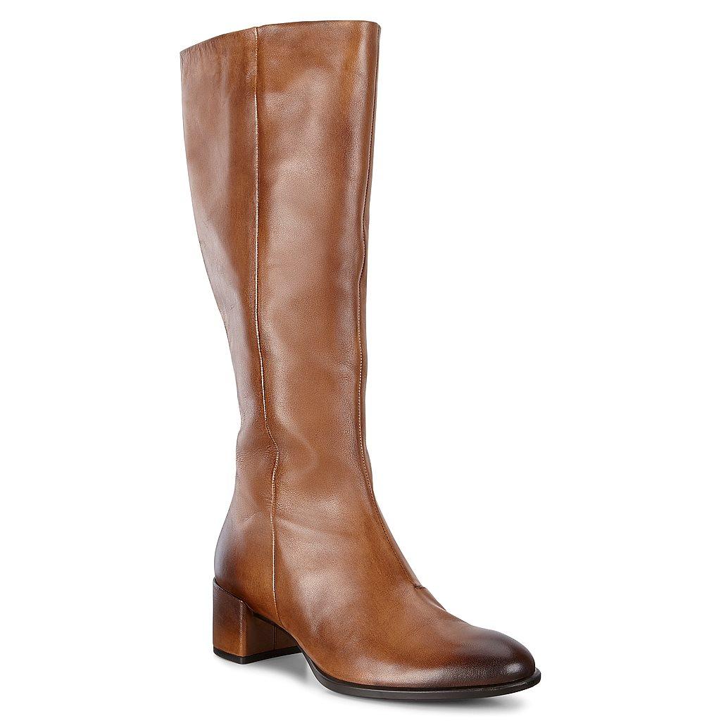 Ecco Shape 35 Block Womens Tall Boots Brown Online - India UJN-834751